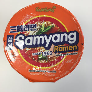 三養杯麵原味 65g (Samyang Ramyun-Cup 65g)