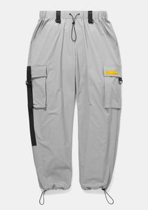 Grey Cargo Joggers with Tape