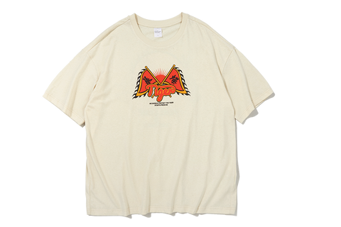 Bad Tempered Apricot Chinese Tee