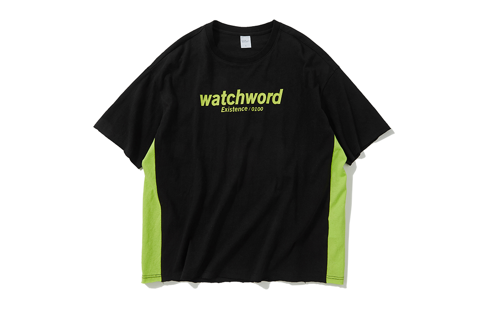 'Watchword' Black Fluorescent Tee