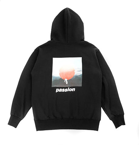 'Passion' Printed Hoodie