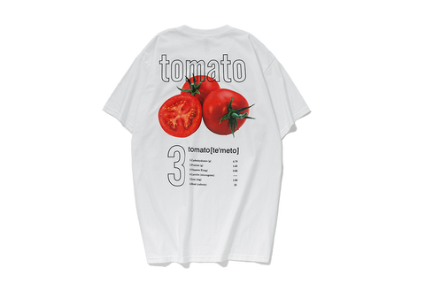 'Tomato' Graphic White Tee