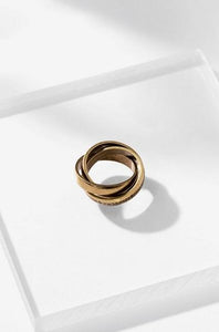 SLASH ID - Bronze Iron Ring