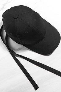 SLASH ID - Black  Long Strap Cap