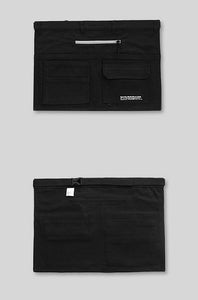 SLASH ID - Black Letter Belt Bag 