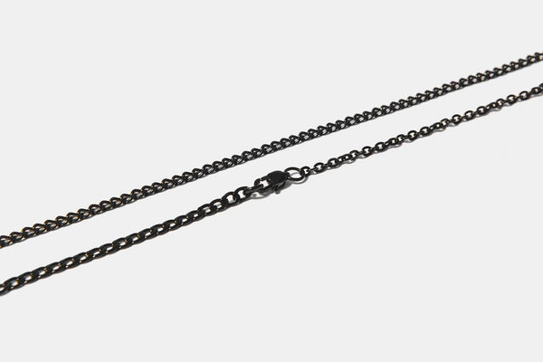 652AI2018 Black Steel Necklace