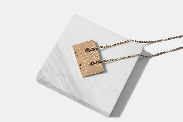 665AI2018 Rose Gold Steel Necklace