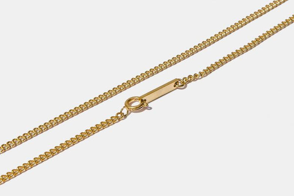 652AI2018 Gold Steel Necklace