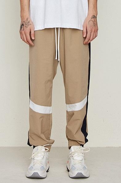 SLASH ID - Khaki Stripe Joggers