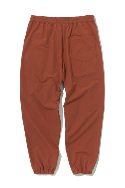 Brick Red Joggers With Patch
