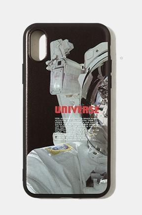 'UNIVERSE' Black Graphic iPhone Case