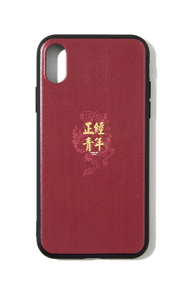 'SERIOUS YOUTH' Red Chinese Word iPhone Case