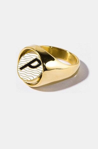 SLASH ID - Gold Steel Ring