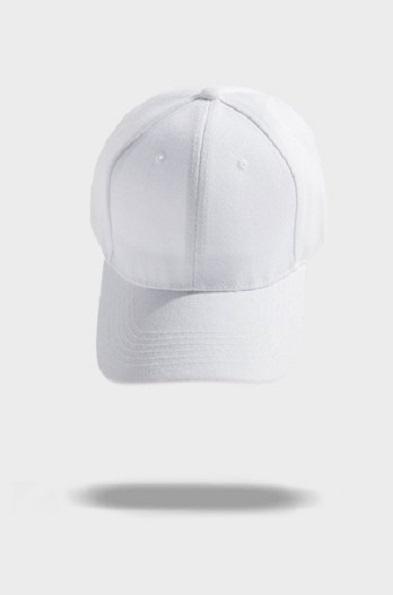 SLASH ID - White Cotton Baseball Cap 