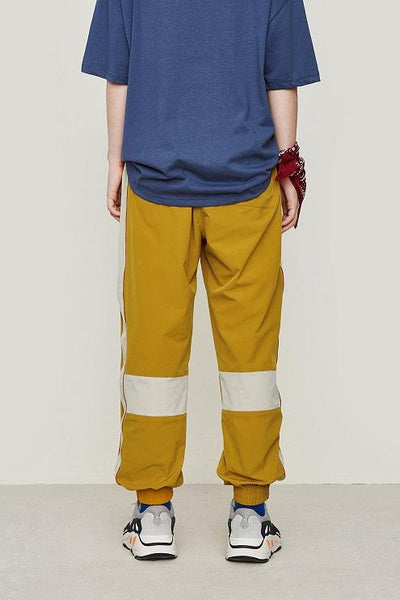 Yellow Joggers With Patch 